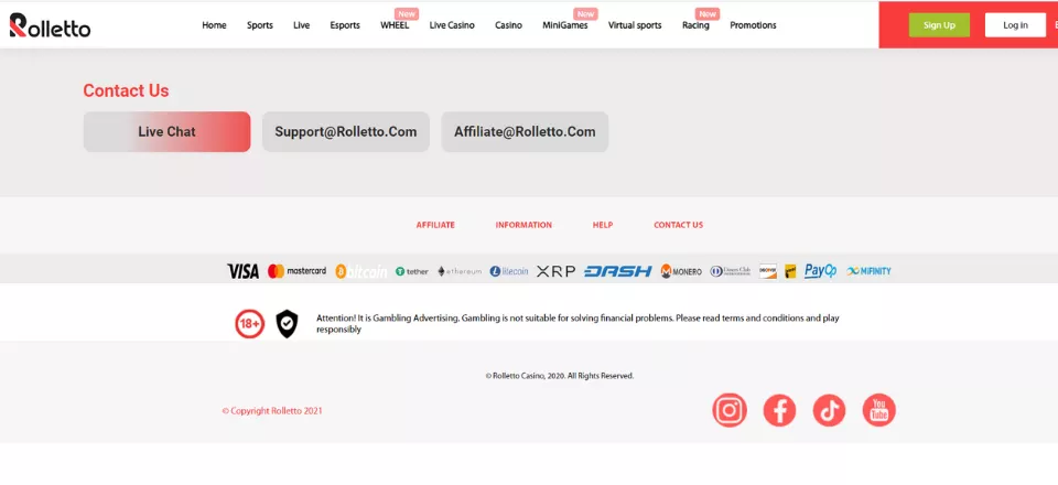 rolletto Kundensupport