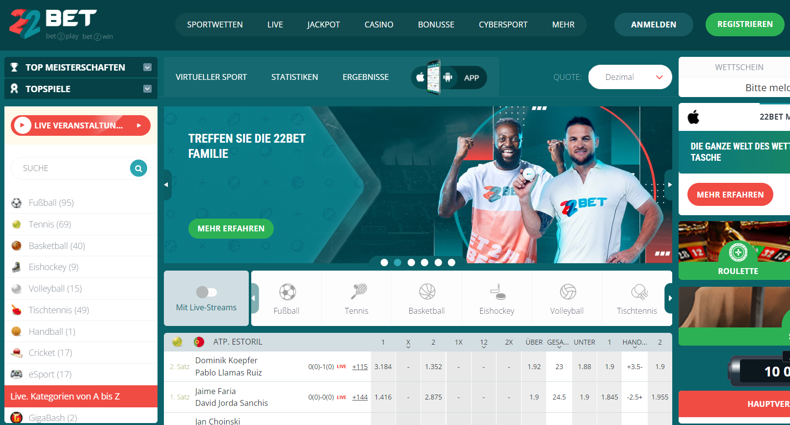 22bet-krypto-wettanbieter