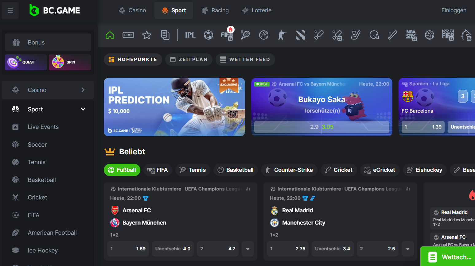 BC.game-kryptow&auml;hrung-wetten